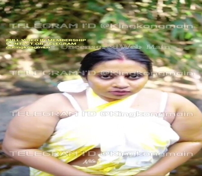 Nila Nambiar Enjoying Turmeric Bath Outdoor in Forest