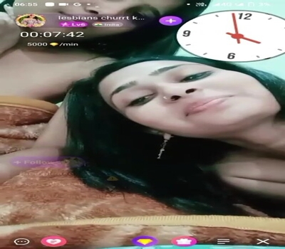 Lesbian Churrt Showing Boobs & Pussy Chamet Live Sex Video