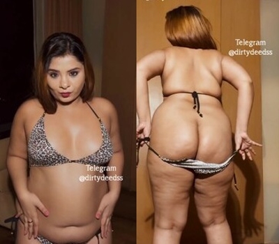 Madhuri Gupta Bikini Strip and Nude Ass Show Model Sex Video