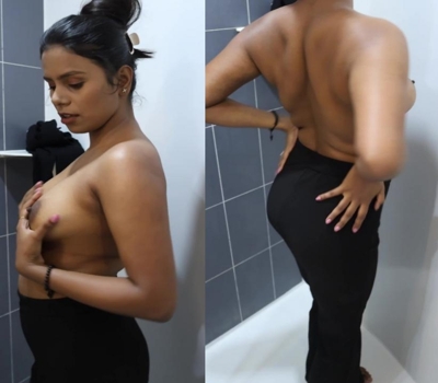 Sanchita Bose Nude Showing Boobs in Washroom Live Sex Video