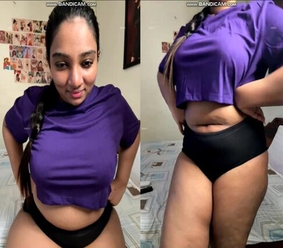 Suriya Praba Nude Purple Dress Panties Tees Model Sex Video