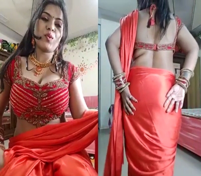 Hot Joy Nude Ass and Saree Seduction Live Sex Video