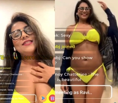 Bhavana Kumawat (Puja) Bikini Tease on Live App