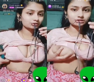 Bangla Girl Crush Queen Masturbate on Chamet Live Porn