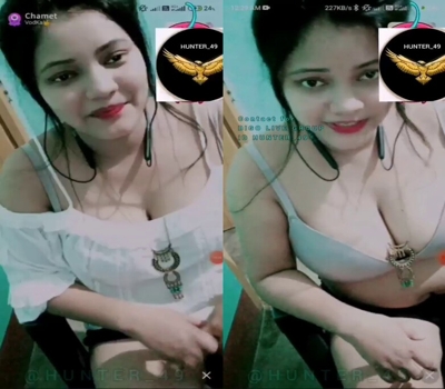 Indian Girl Nude Boobs and Pussy Chamet Live Call Porn Video