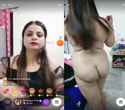 Gorgeous Milf Nude Boobs Show and Ass Tango Live Sex Video