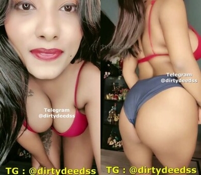 Rooh Nude Teasing in Bra Panties on Live Sex Video