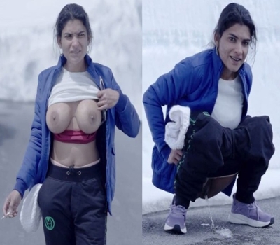 Reshmi R Nair Horny Strip and Take A Piss In the Snow